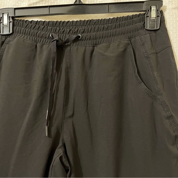 Eddie Bauer Fleece Lined Joggers Outdoor Winter Trail Drawstring Black Size 6 - Picture 4 of 14